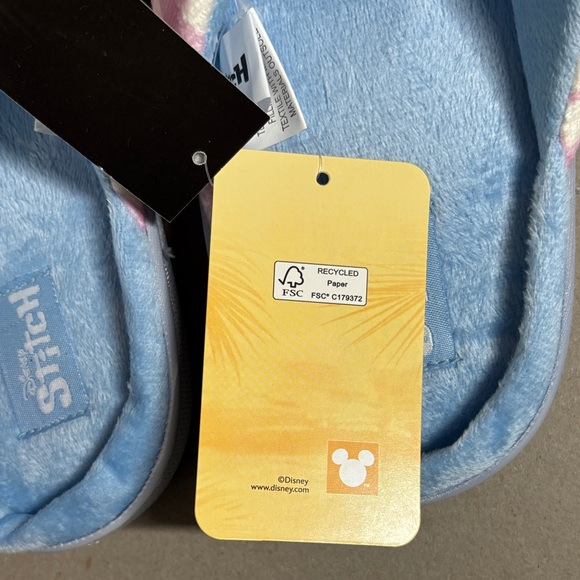 Disney Stitch Pink and Blue Women's Slippers - Picture 5 of 7